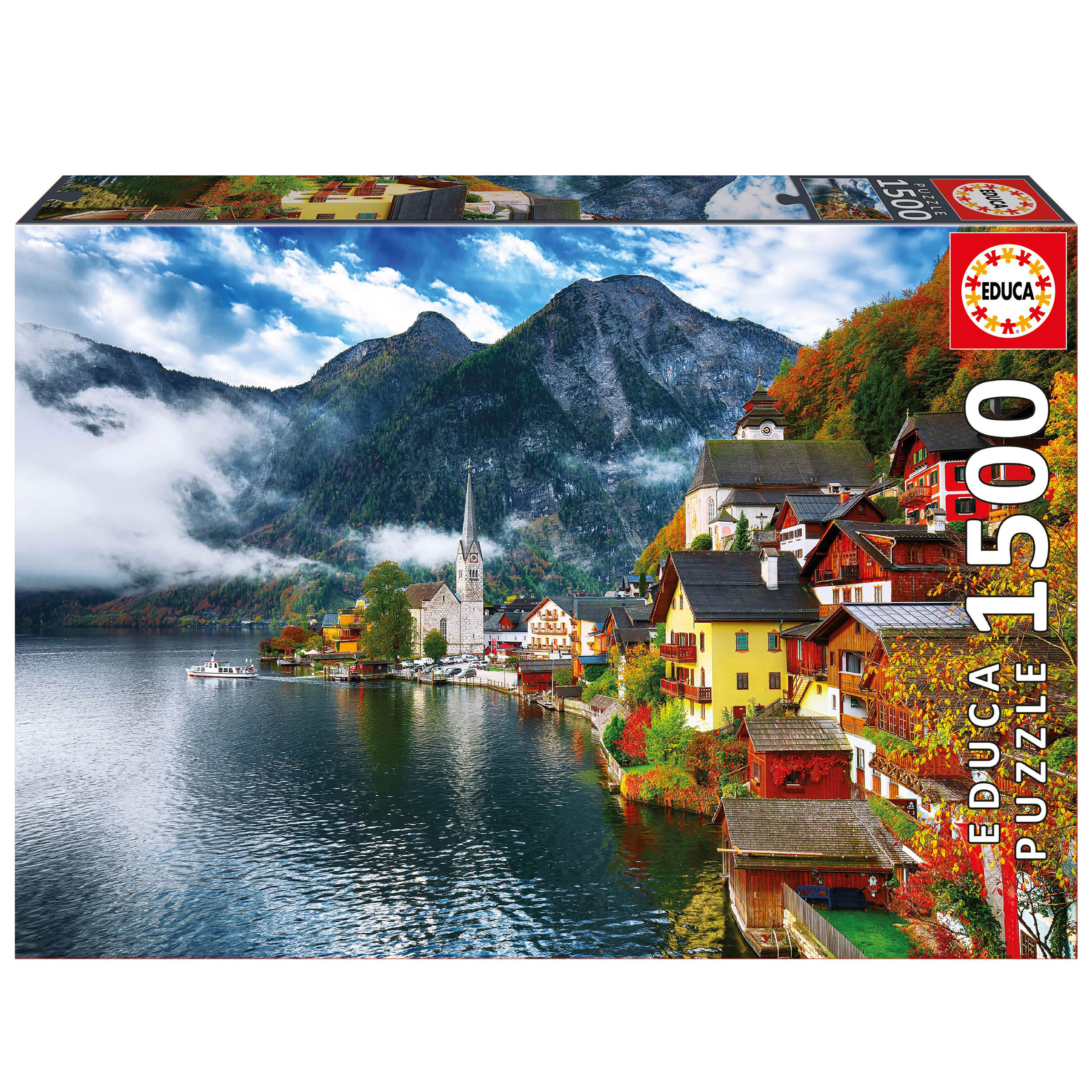 puzzle 1500 piezas hallstadt austria ( educa - 19939)