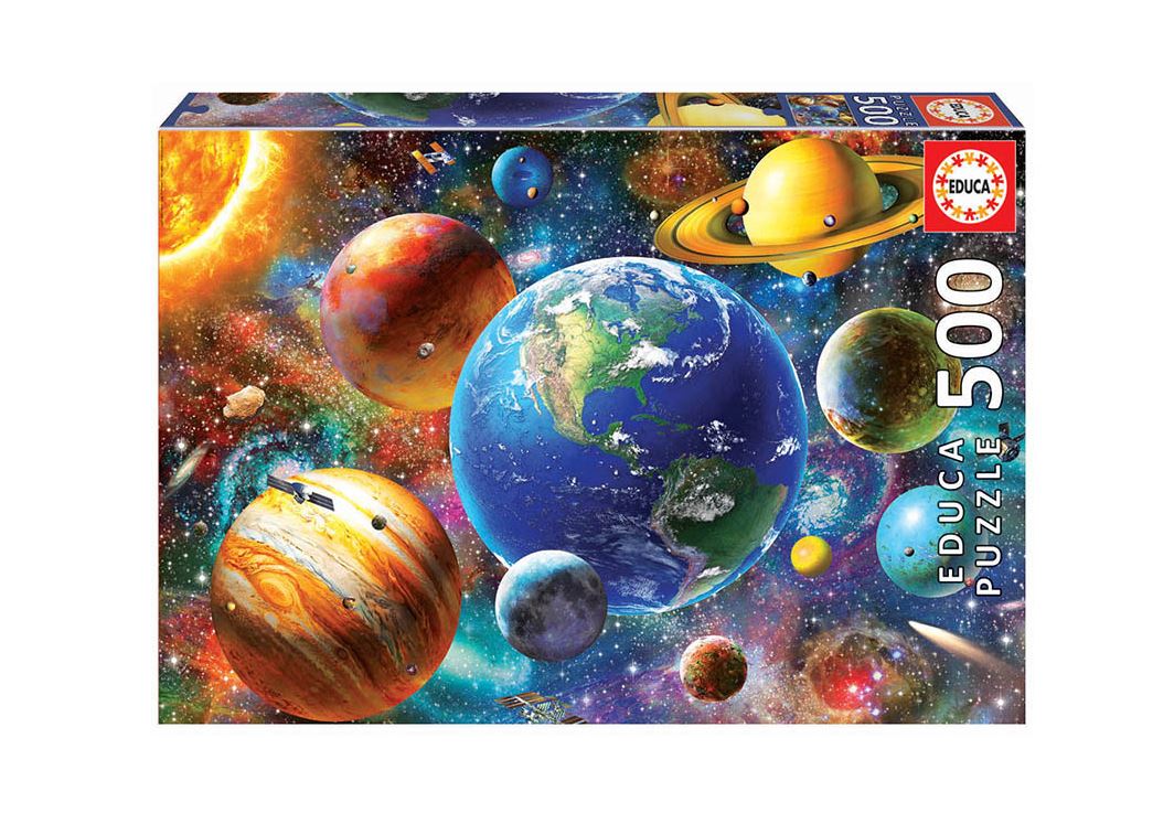 puzzle 500 piezas sistema solar (educa - 18449)