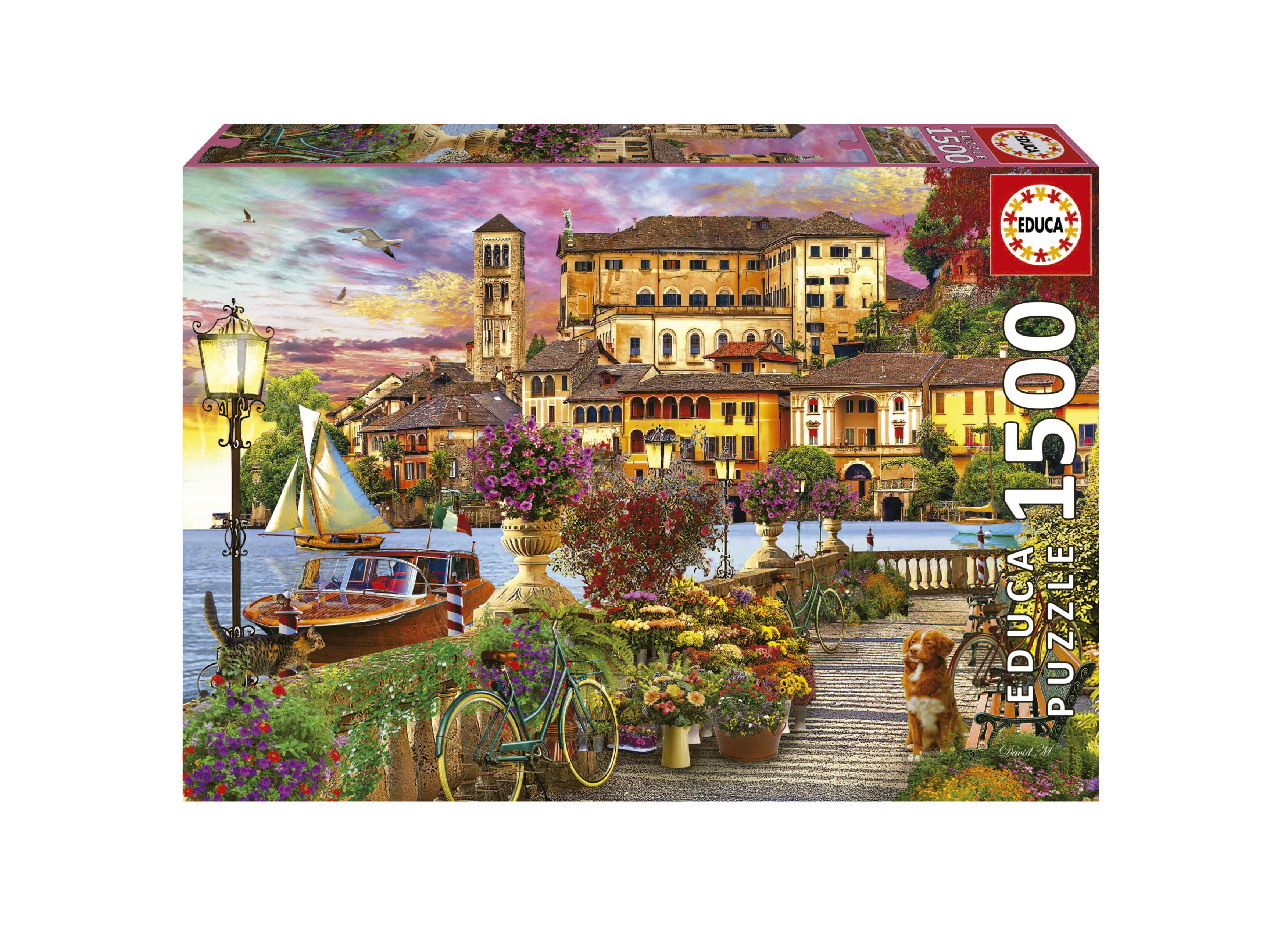 puzzle 1500 piezas paseo italiano (educa - 19562)