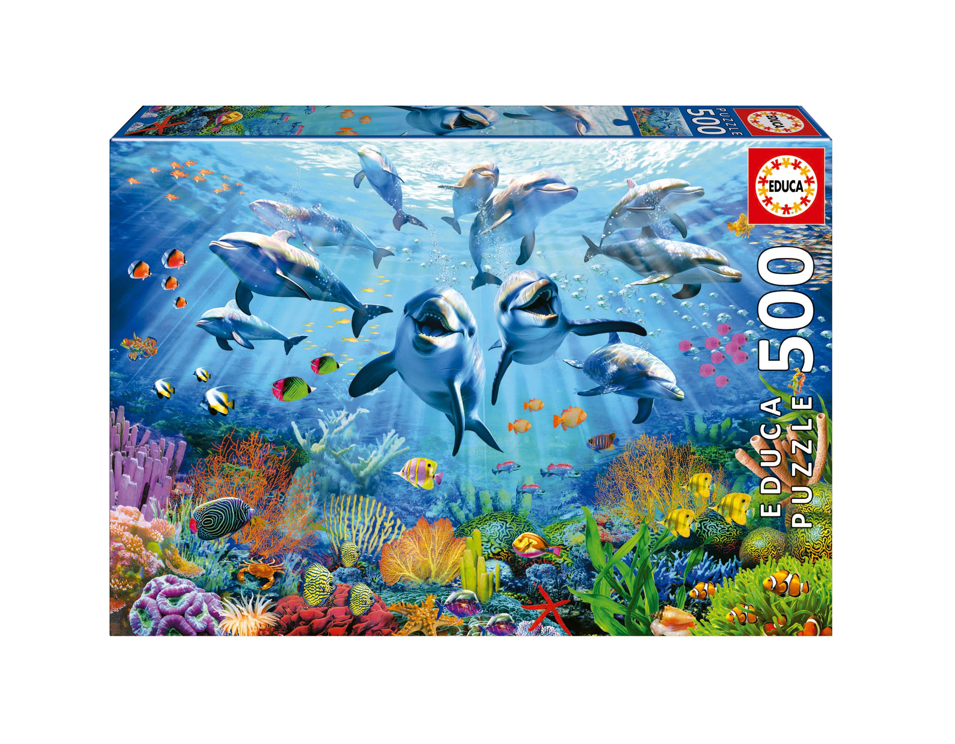 puzzle 500 piezas fiesta bajo el mar (educa - 19901) puzzle 500 piezas fiesta bajo el mar (educa - 19901)
