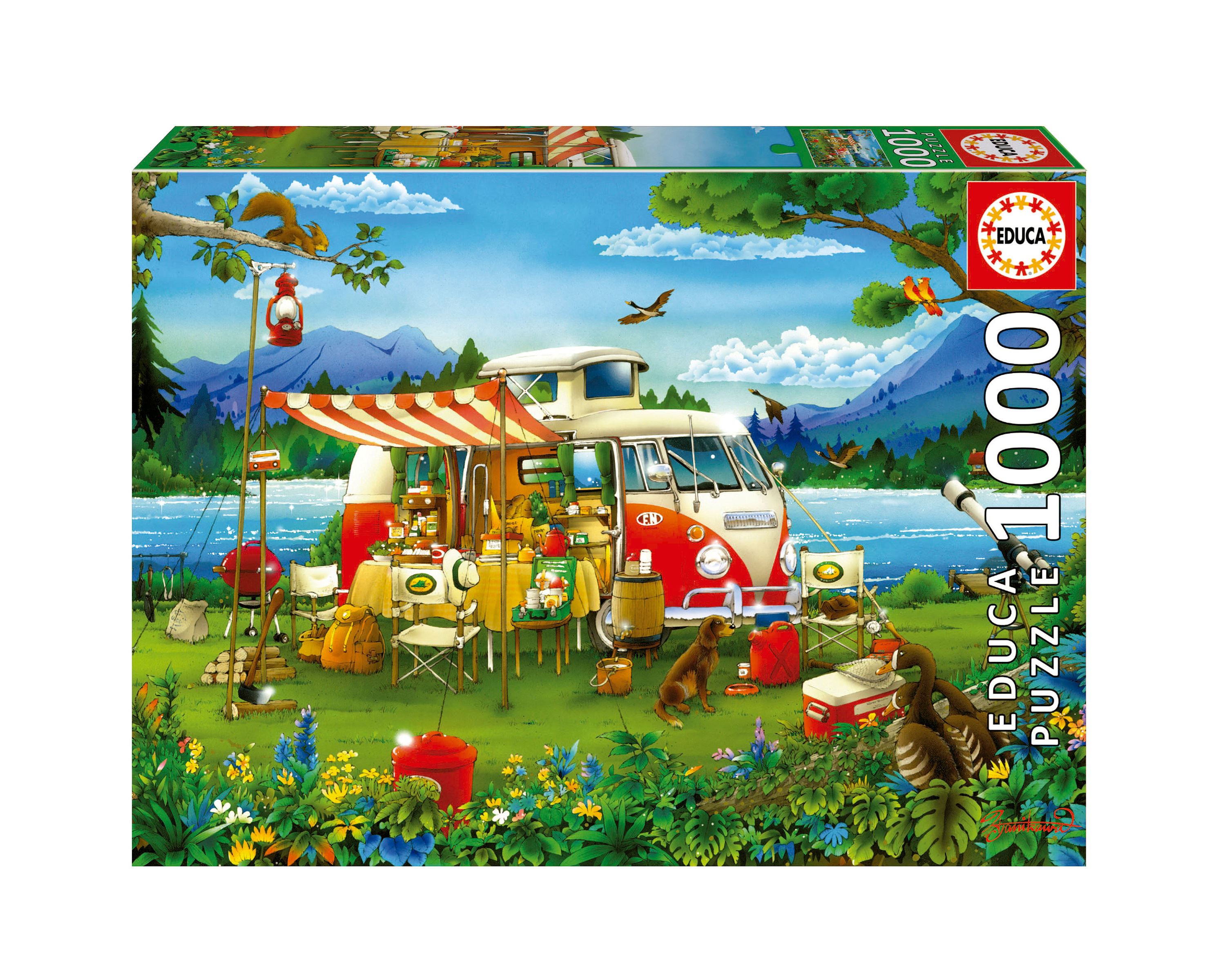 puzzle 1000 piezas vacaciones en el campo (educa - 19922)