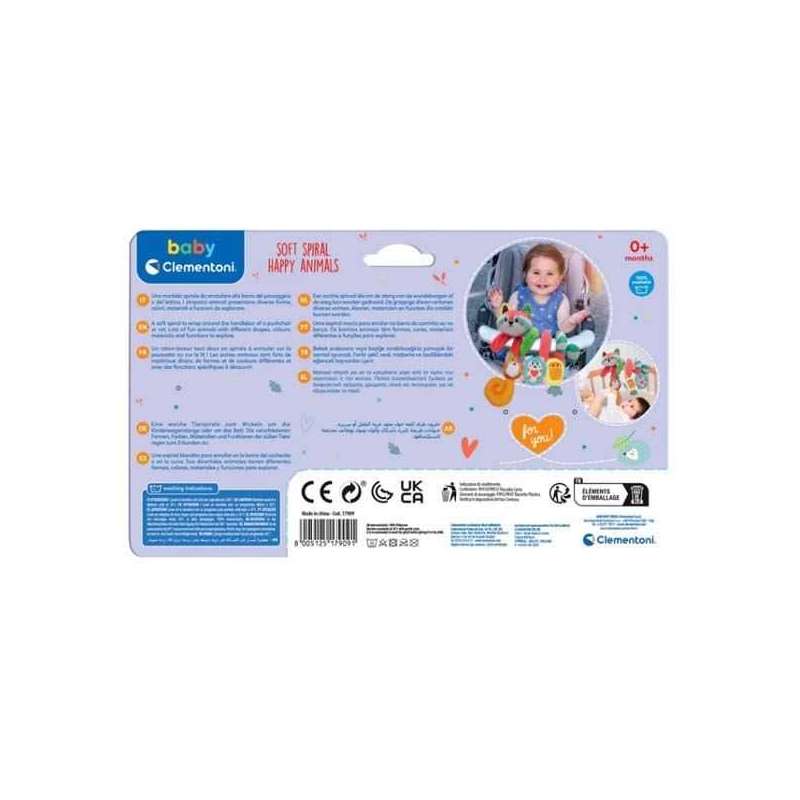 espiral suave de animales (clementoni - 17799)