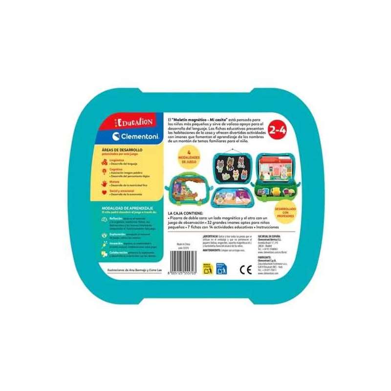 maletin magnetico mi casa (clementoni - 55570) maletin magnetico mi casa (clementoni - 55570)