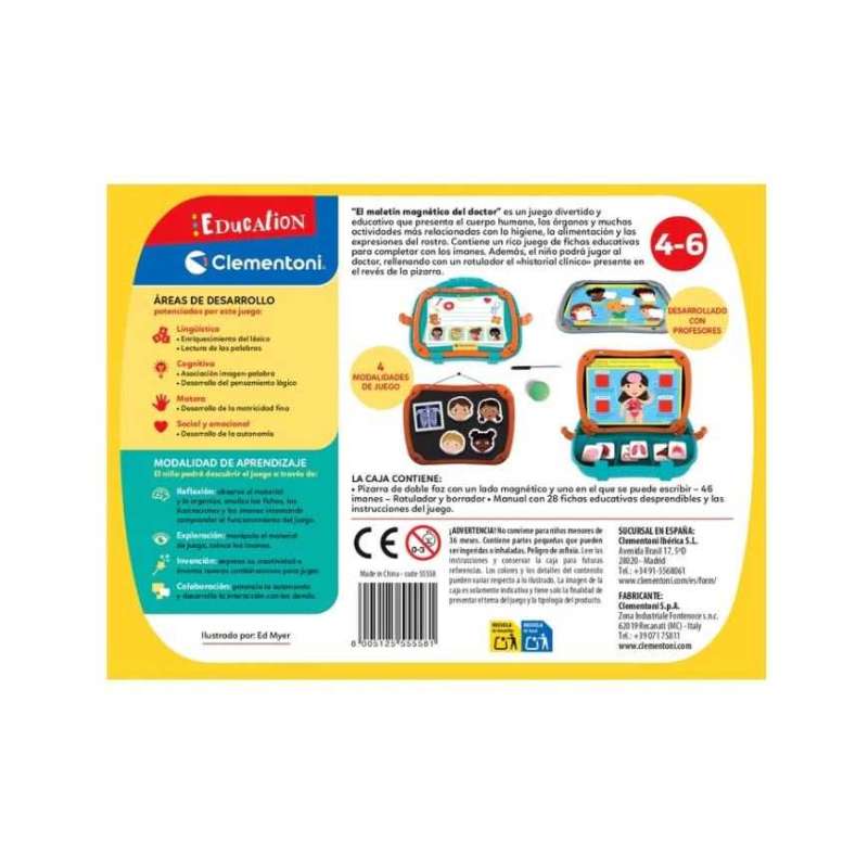 maletin magnetico de medico (clementoni - 55558) maletin magnetico de medico (clementoni - 55558)