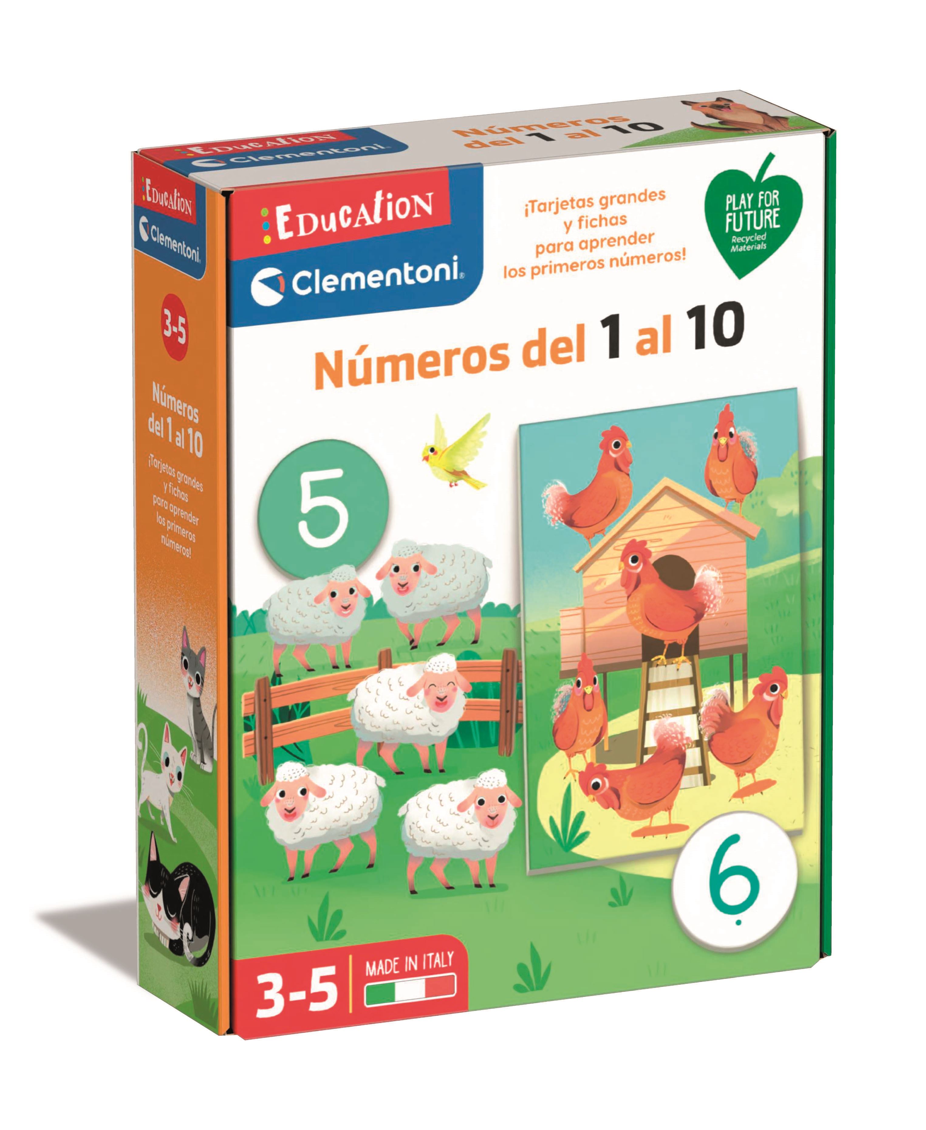 numeros del 1 al 10  ( clementoni  - 55447)