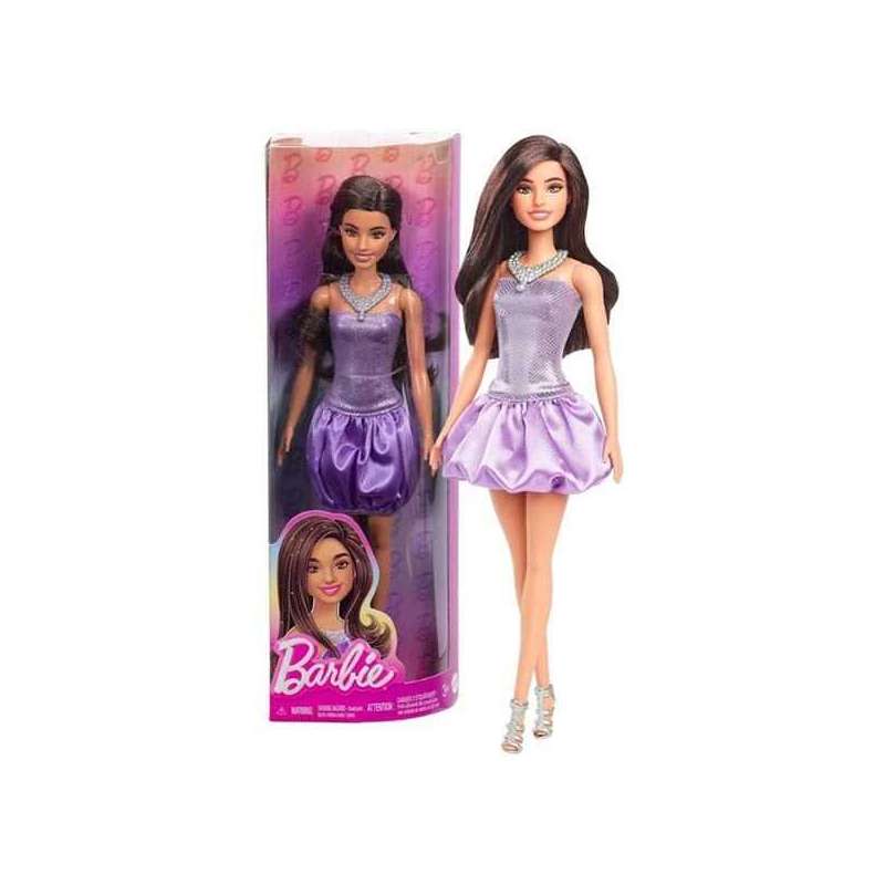 barbie fashionista muÑeca vestido burbuja morado (mattel - hyt92) barbie fashionista muÑeca vestido burbuja morado (mattel - hyt92)