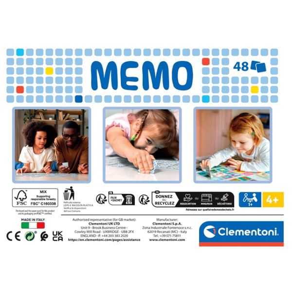 memo pocket paw patrol 2024 (clementoni - 18310)