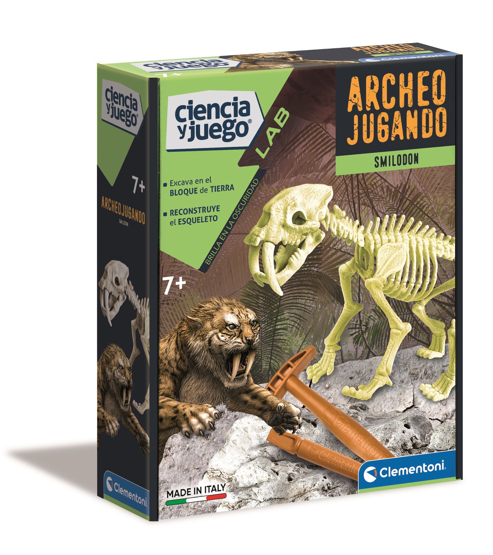 arqueojugando smilodon fluorescente