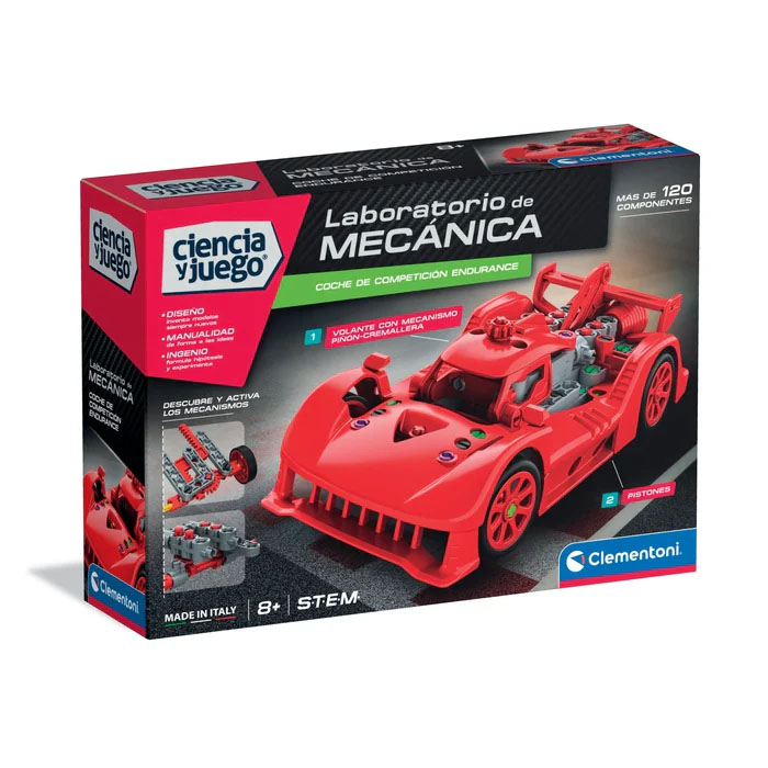 mechanics vehiculo le mans (clementoni - 55607)