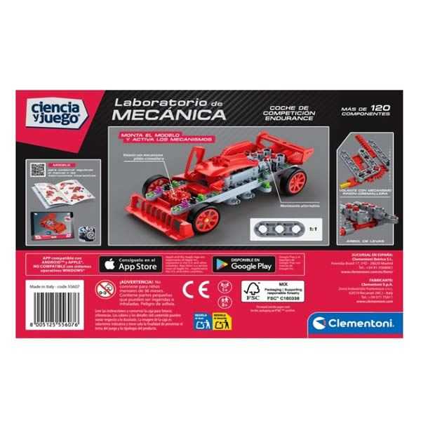 mechanics vehiculo le mans (clementoni - 55607)