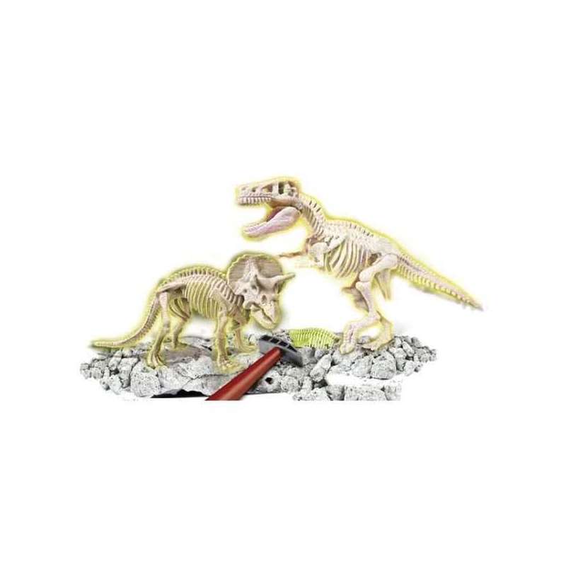 arqueojugando t-rex y triceratops fluor (clementoni - 55054) arqueojugando t-rex y triceratops fluor (clementoni - 55054)
