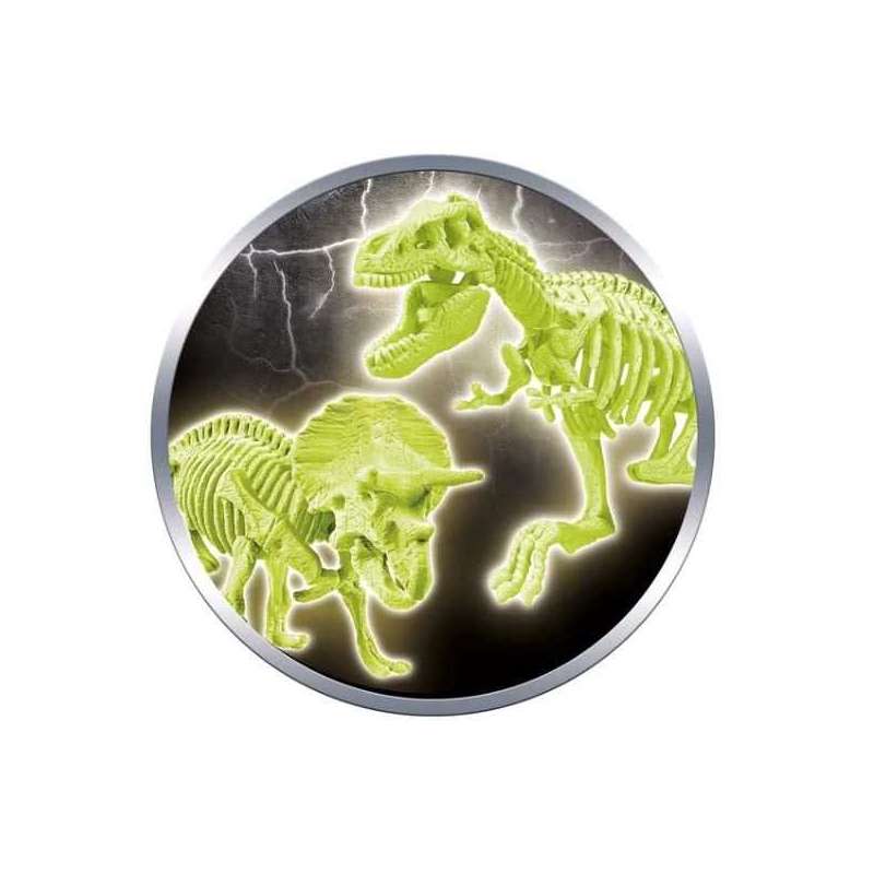 arqueojugando t-rex y triceratops fluor (clementoni - 55054) arqueojugando t-rex y triceratops fluor (clementoni - 55054)