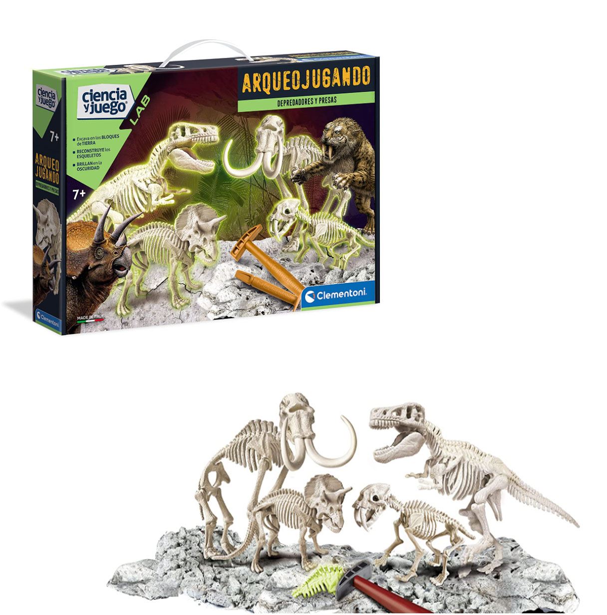 arqueojugando depredadores y presas (clementoni - 55110)