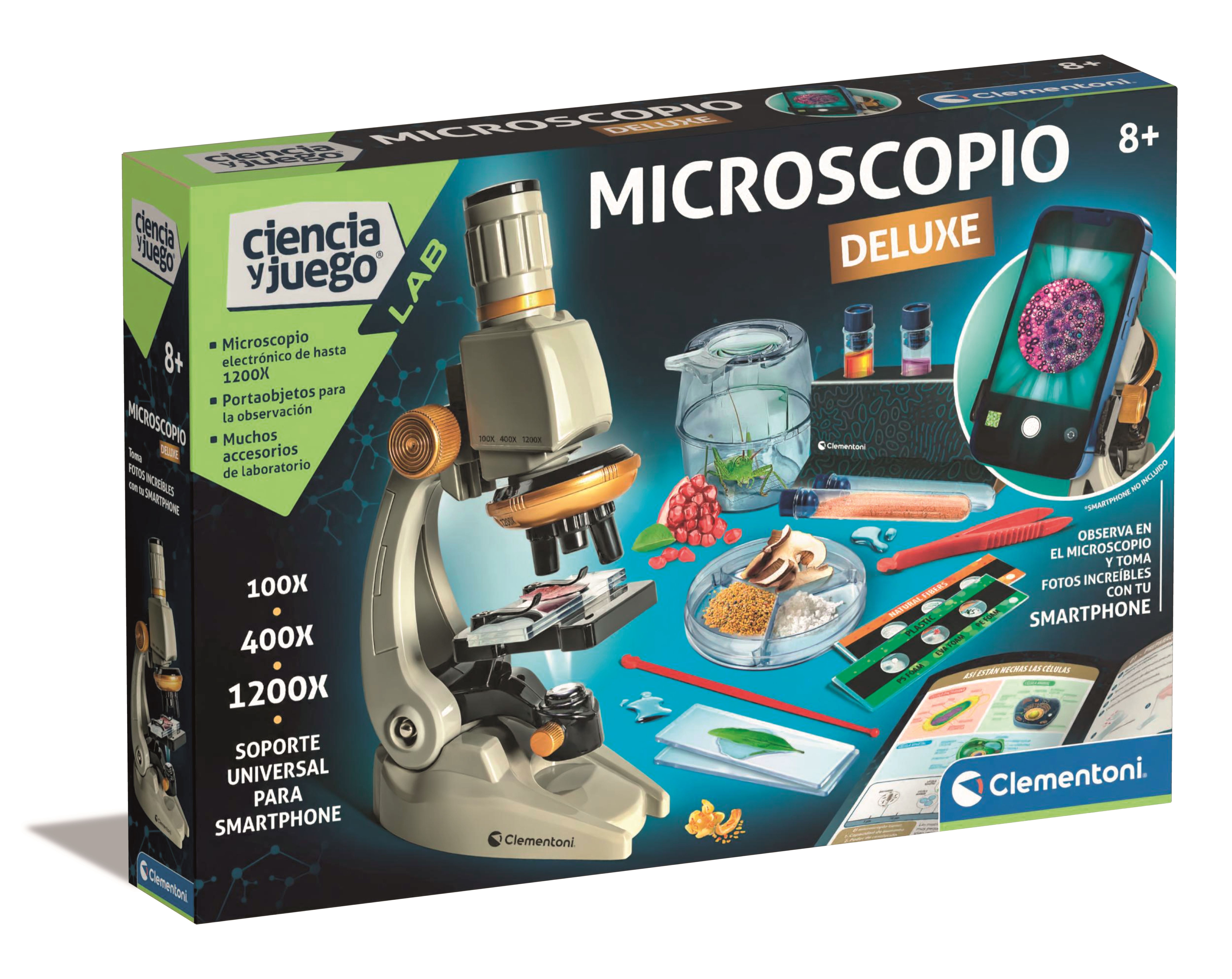 ciencia y juego microscopio deluxe ( clementoni - 55511)