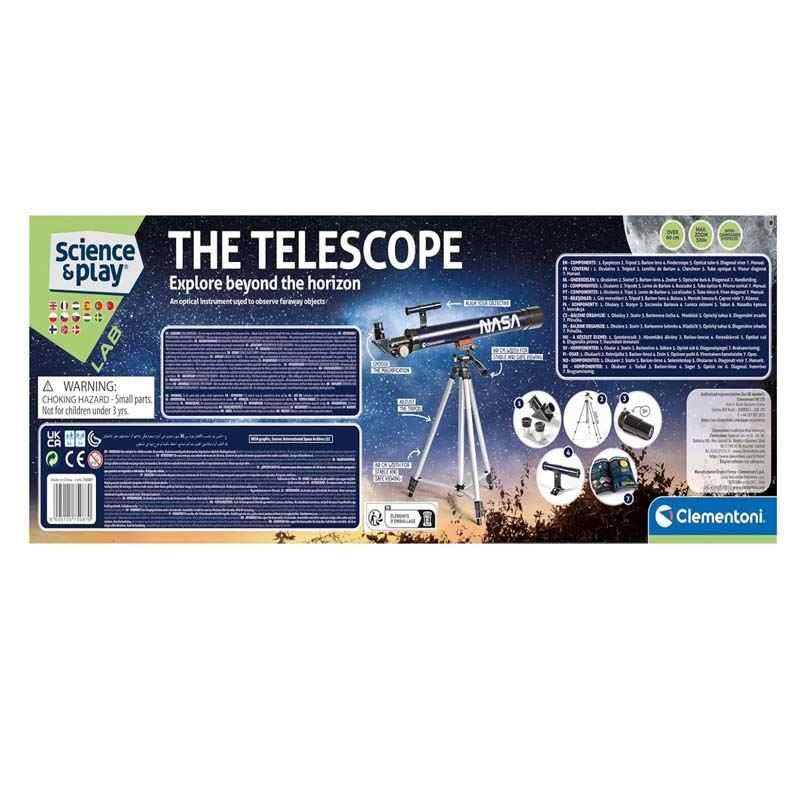 ciencia y juego el telescopio nasa (clementoni - 75087)