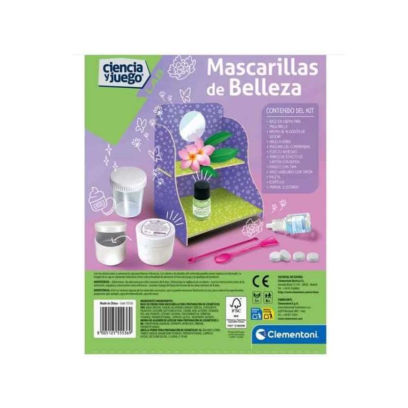 ciencia y juego mascarillas de belleza (clementoni - 55536) ciencia y juego mascarillas de belleza (clementoni - 55536)