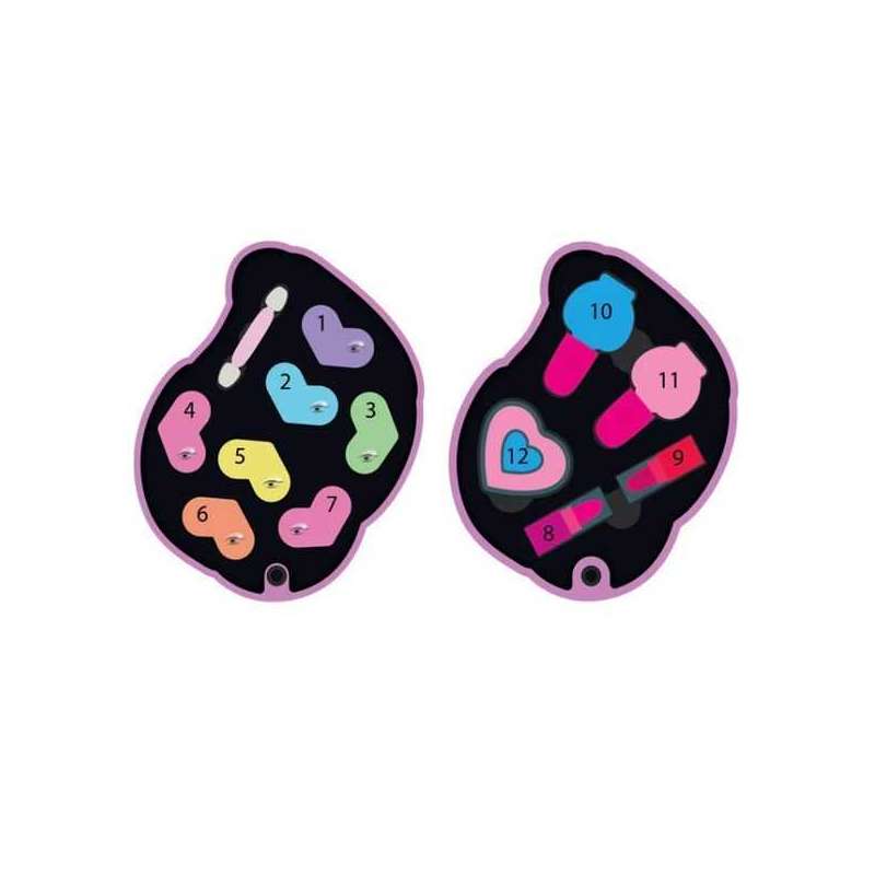 crazy chic neceser maquillaje unicornio ( clementoni - 18643)