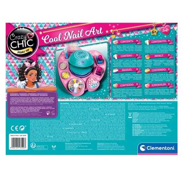 crazy chic cool nail art (clementoni - 18599)