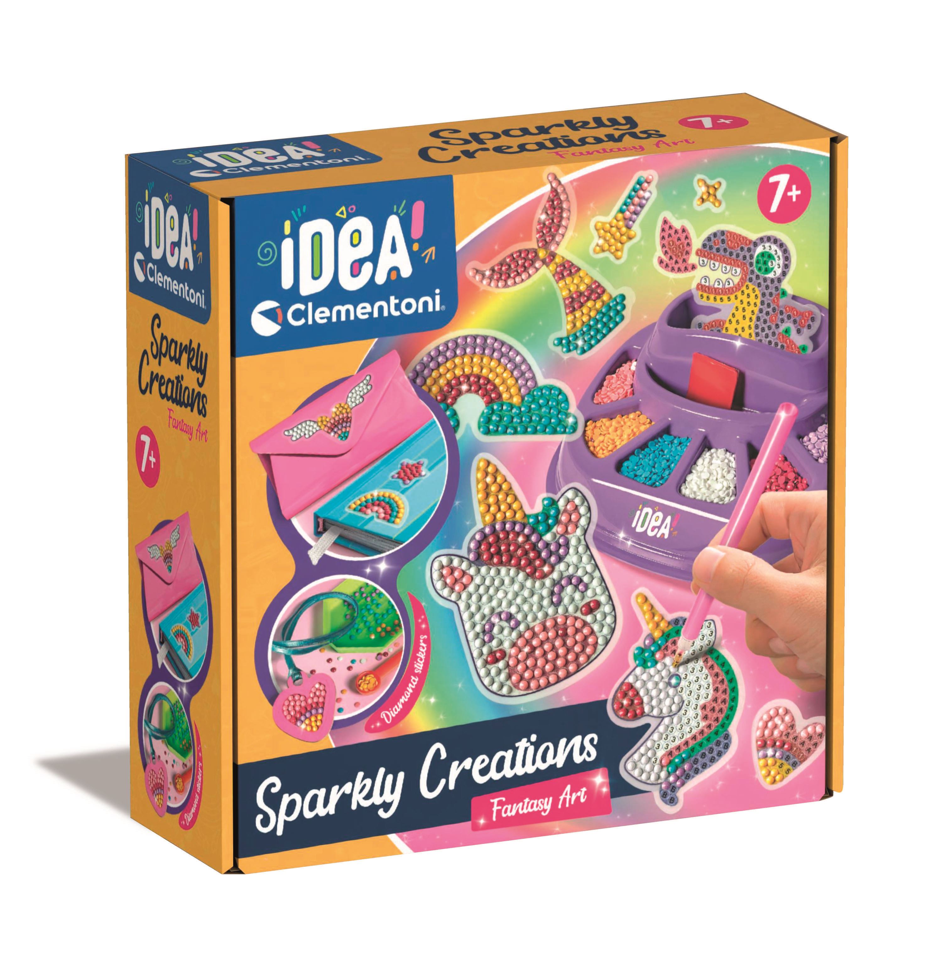 idea sparkly creations fantasy art ( clementoni - 18746)