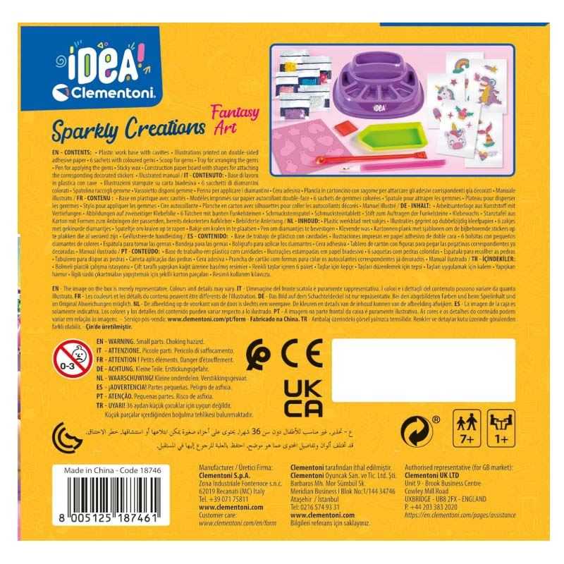 idea sparkly creations fantasy art ( clementoni - 18746)