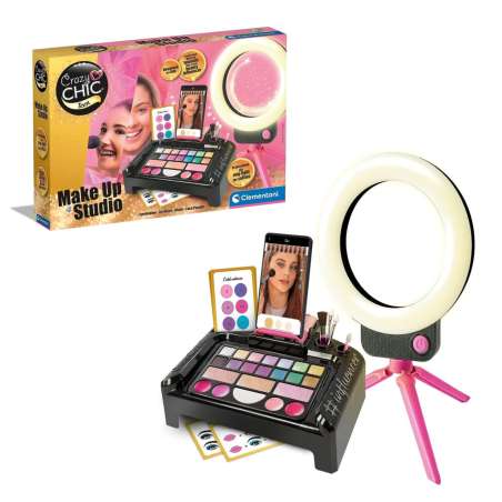 crazy chic makeup studio influencer (clementoni - 18744)