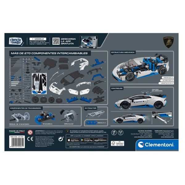 mechanics lamborghini huracan nuevo (clementoni - 55561)