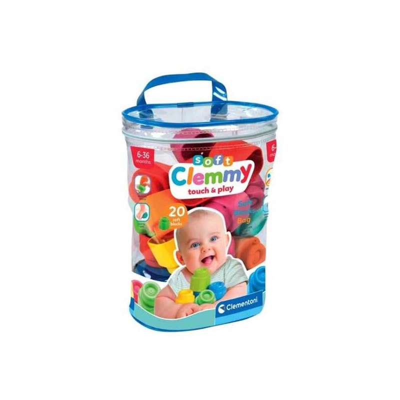 clemmy baby bolsa 20 bloques (clementoni - 17877)