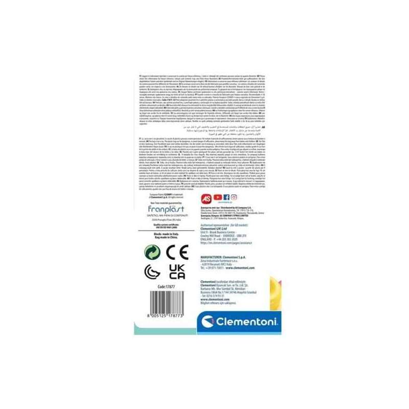 clemmy baby bolsa 20 bloques (clementoni - 17877)