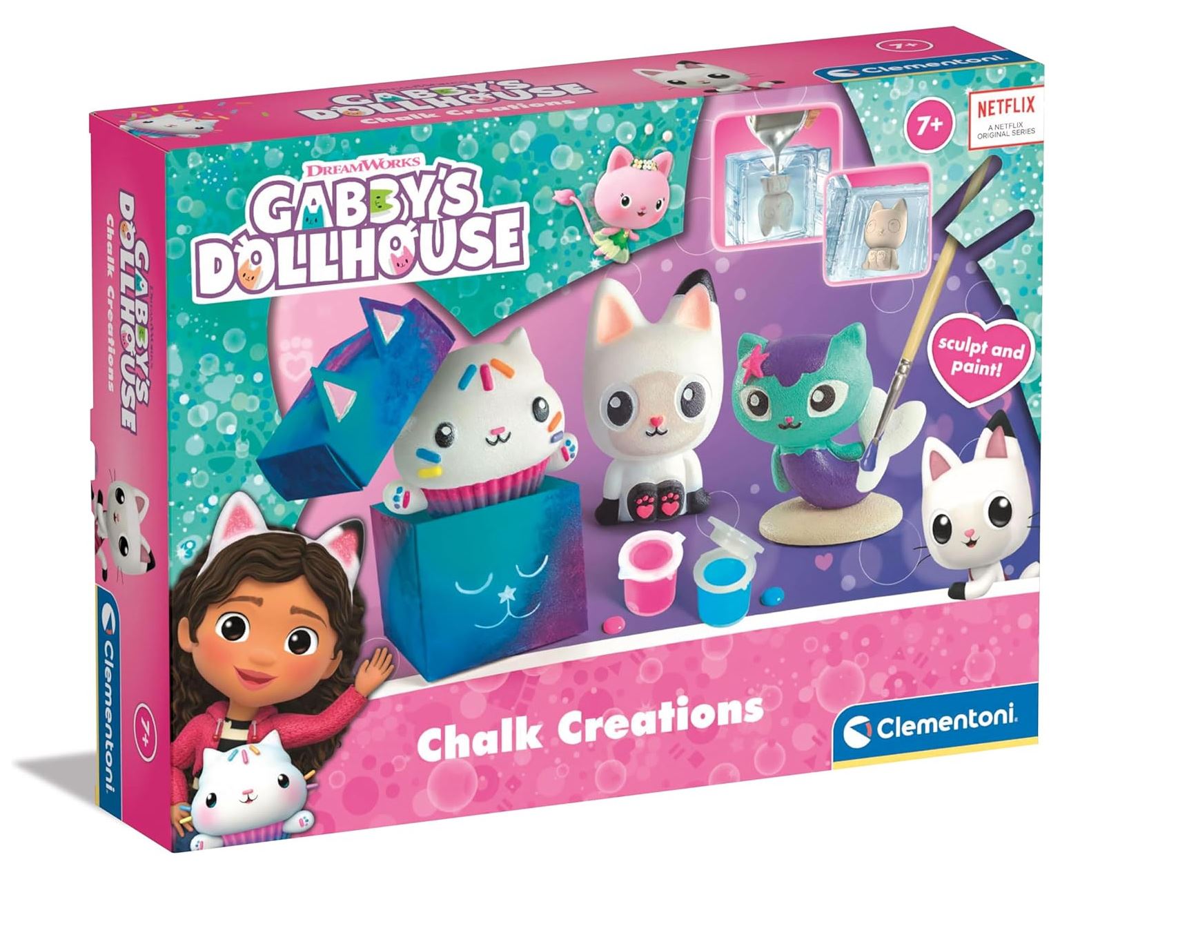 gabbys dollhouse creaciones manuales (clementoni - 18798)