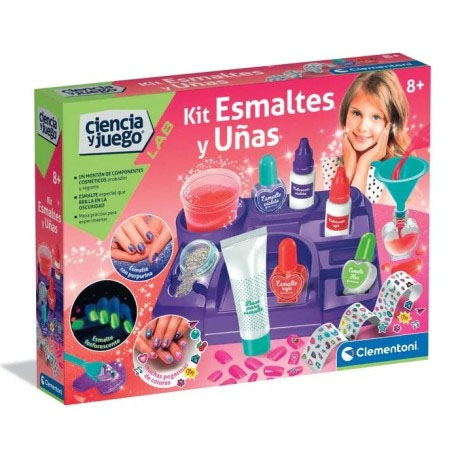 ciencia y juego kit esmalte de uÑas ( clementoni - 55579)