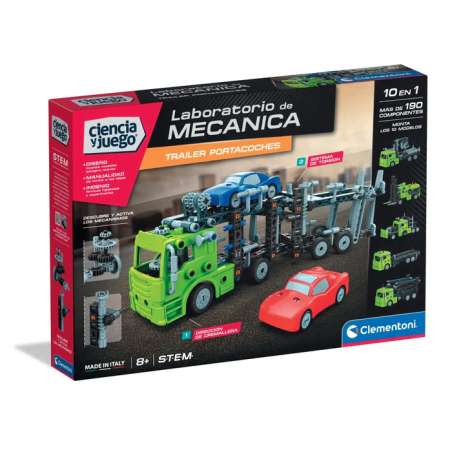 mechanics trailer portacoches (clementoni - 55589)