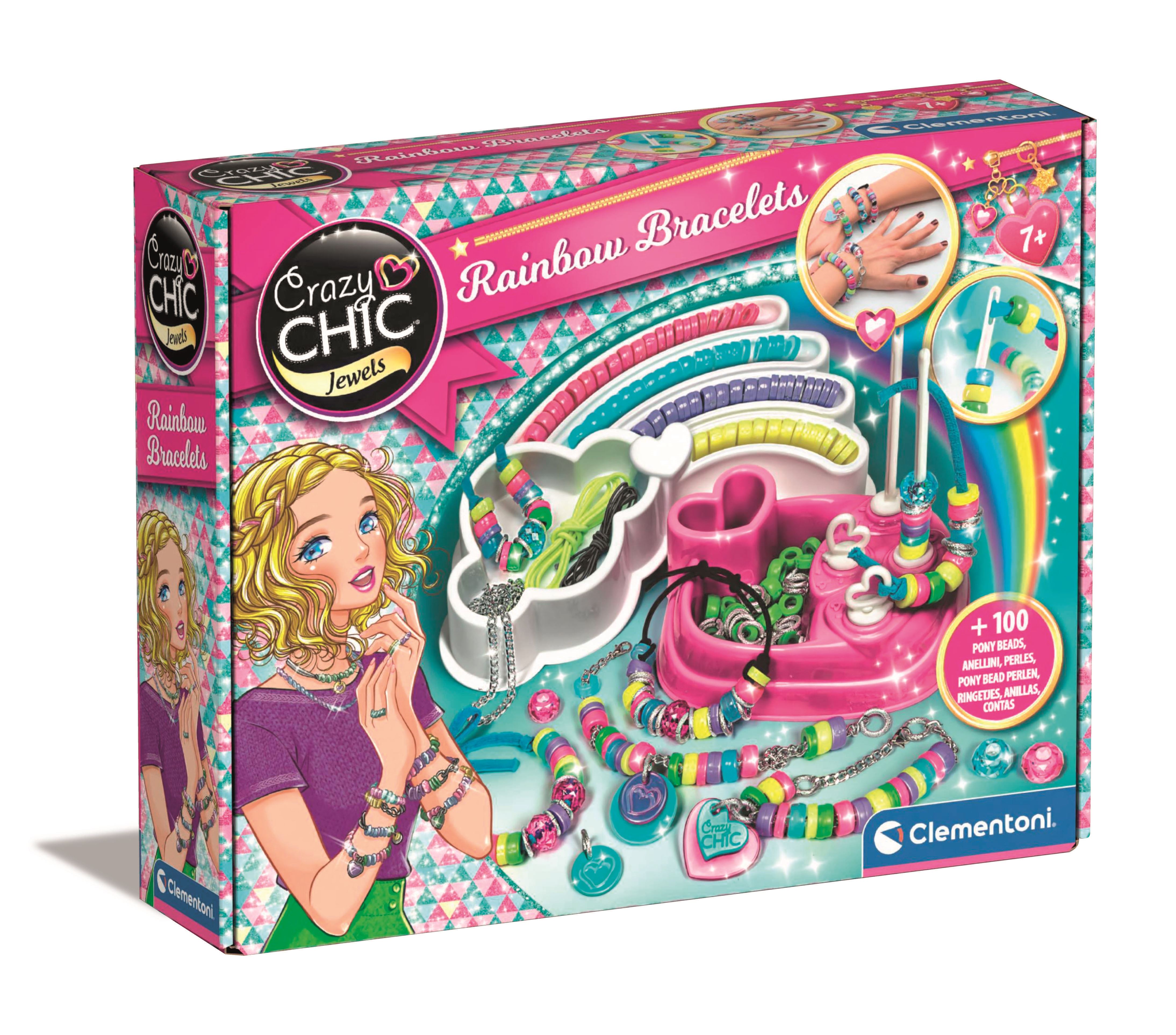 crazy chic brazaletes multicolor (clementoni - 15180)