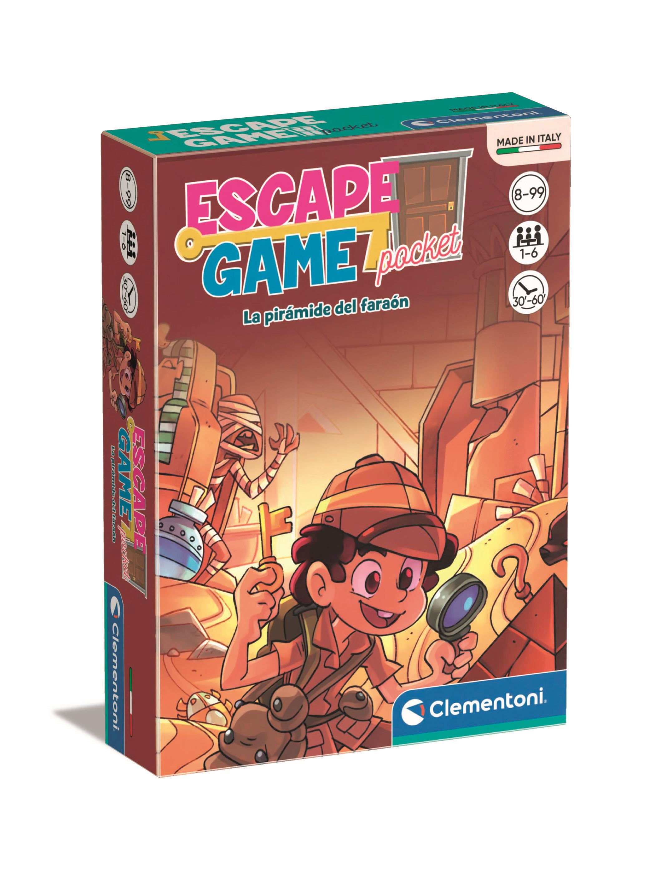 escape game la piramide del faraon (clementoni - 55461)