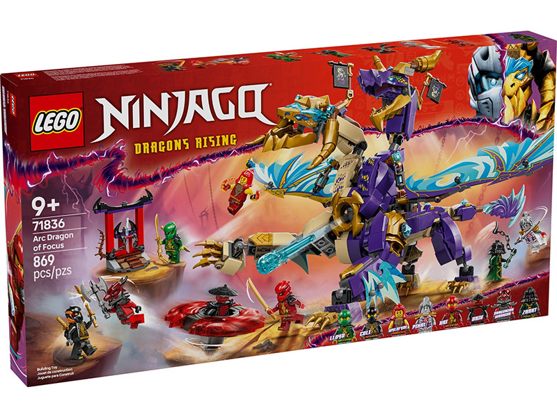 lego ninjago dragon de la concentracion arc (lego - 71836)