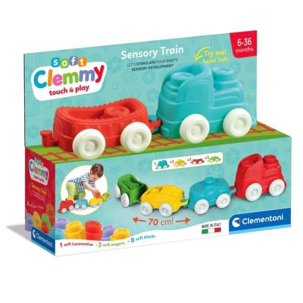 clemmy tren sensorial (clementoni - 17961)