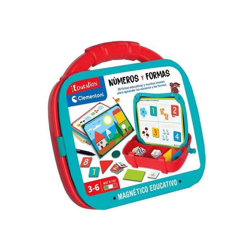 maletin magnetico numeros y formas (clementoni - 55493) maletin magnetico numeros y formas (clementoni - 55493)