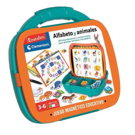 maletin magnetico alfabeto y animales (clementoni - 55492)