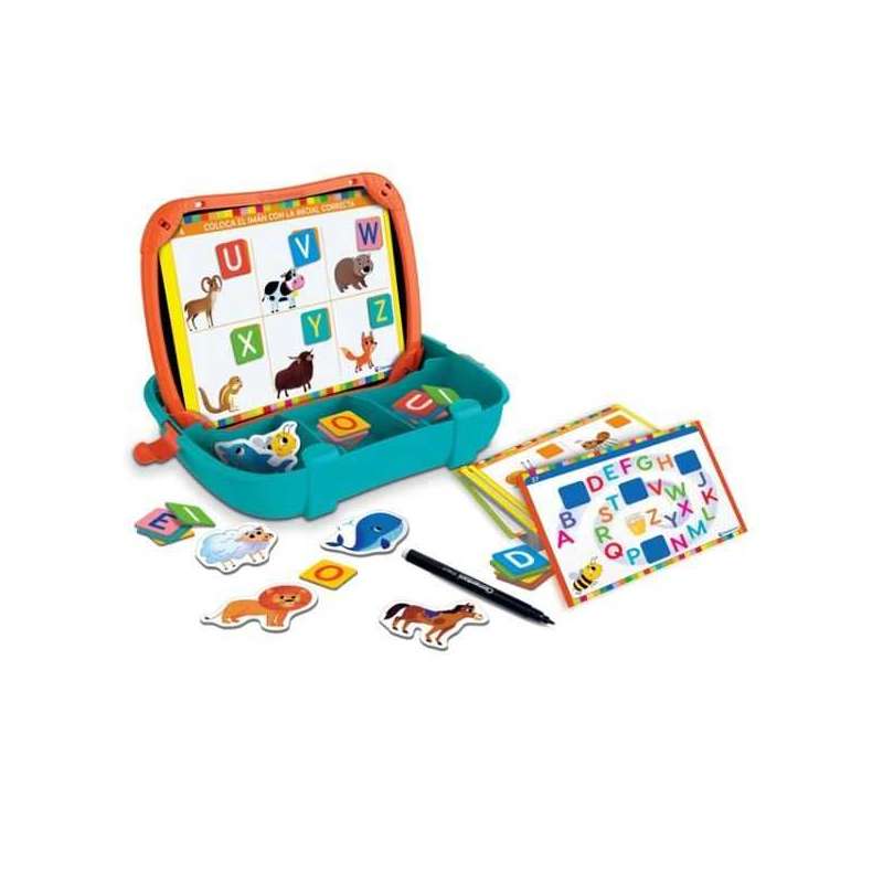 maletin magnetico alfabeto y animales (clementoni - 55492)