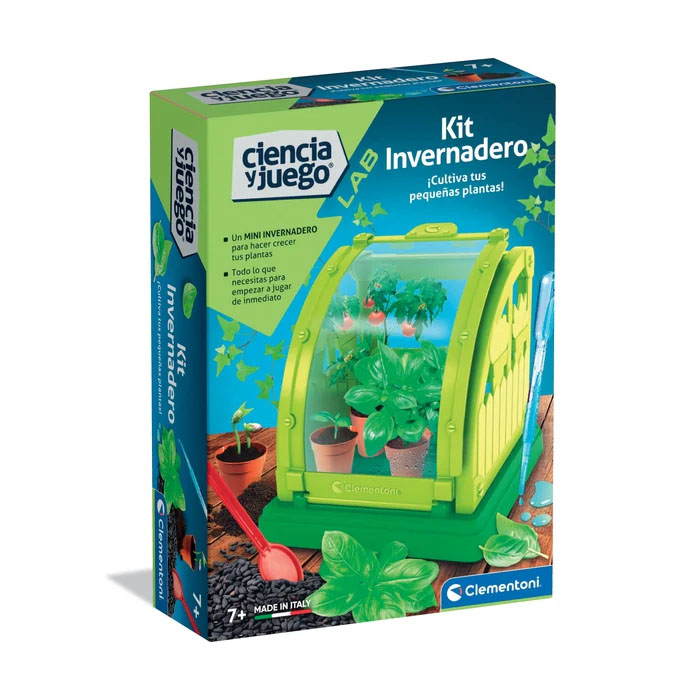 ciencia y juego kit invernadero (clementoni - 55590)