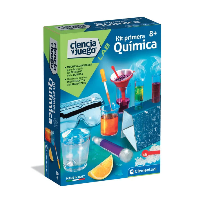 ciencia y juego kit primera quimica (clementoni - 55610)