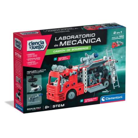 mechanics camion de bomberos (clementoni - 55585)