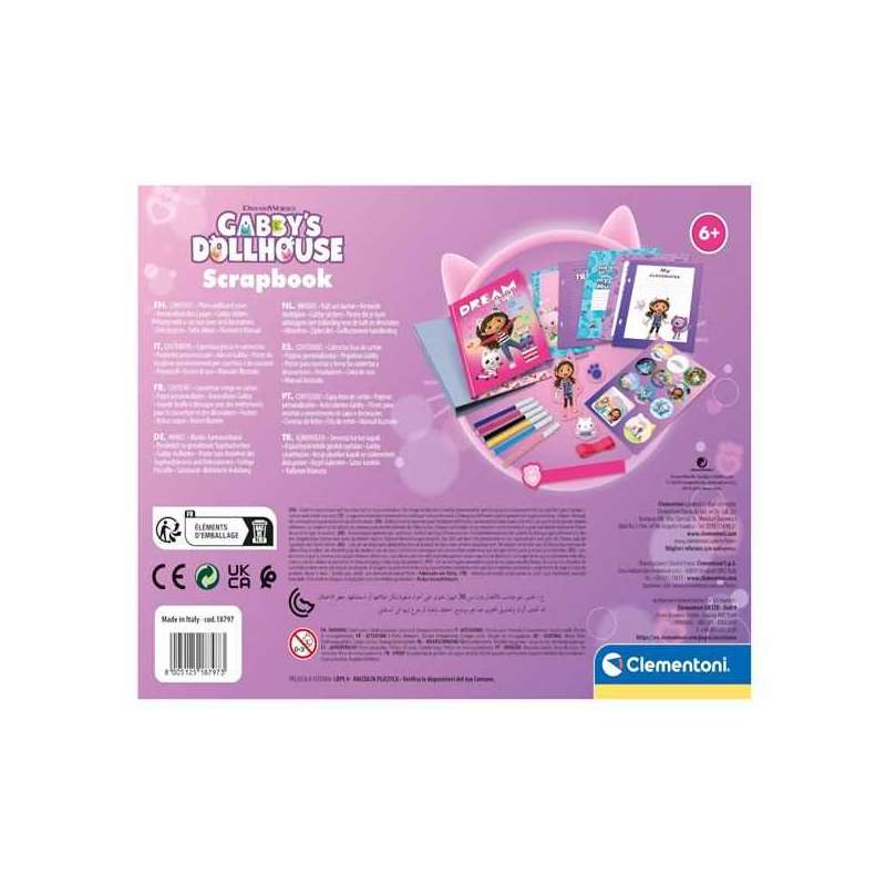 gabbys dollhouse diario secreto ( clementoni - 18797)