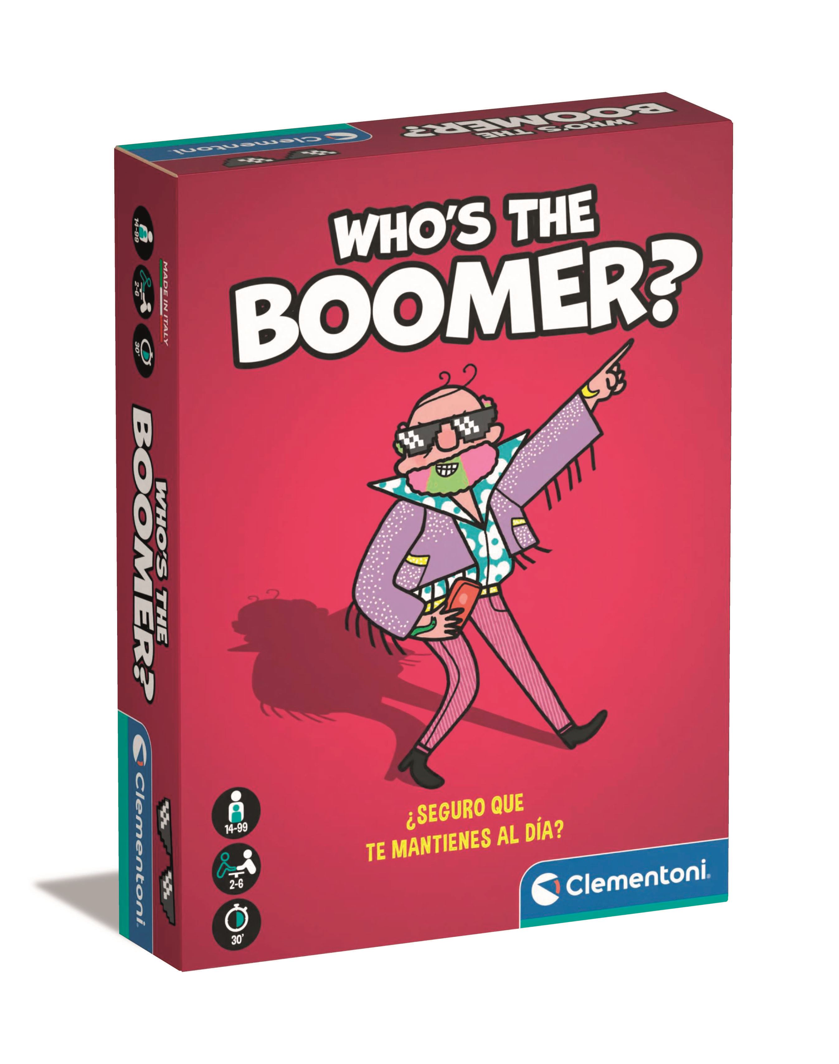 whos the boomer? party games (clementoni - 55553)