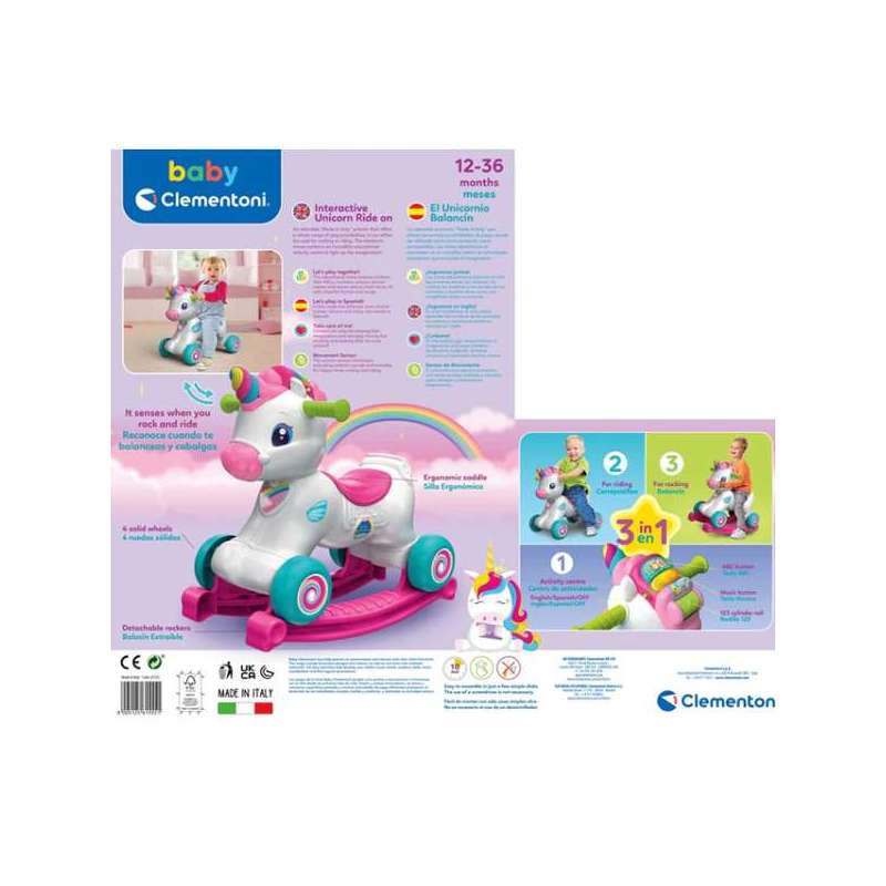 el unicornio balancin (clementoni - 61764 ) el unicornio balancin (clementoni - 61764 )