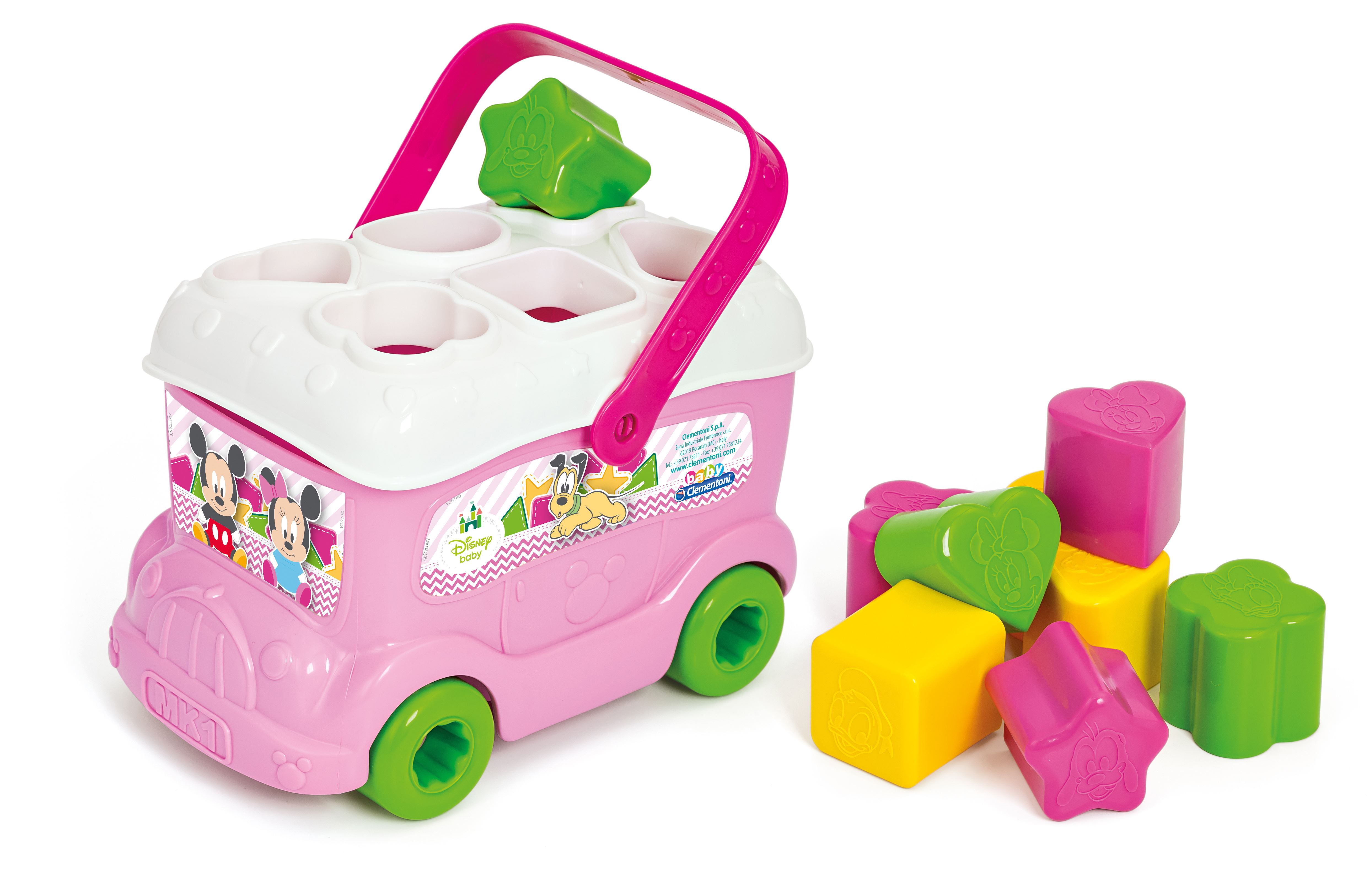 baby minnie autobus formas y colores (clementoni - 14933)
