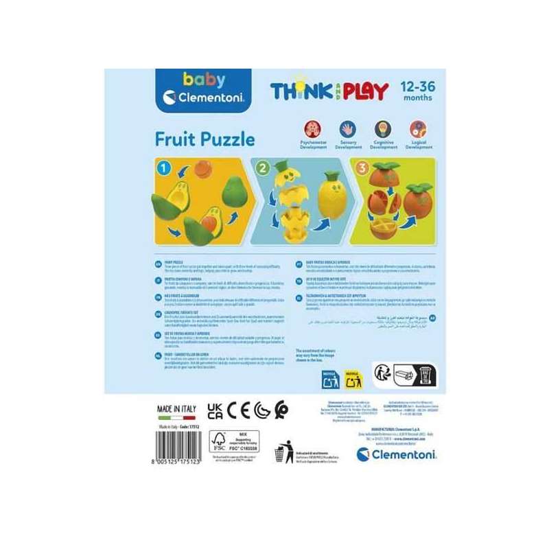 cesta de frutas (clementoni - 17512)