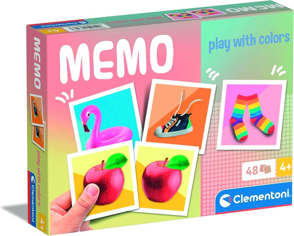 memo pocket juega con colores (clementoni - 18317)