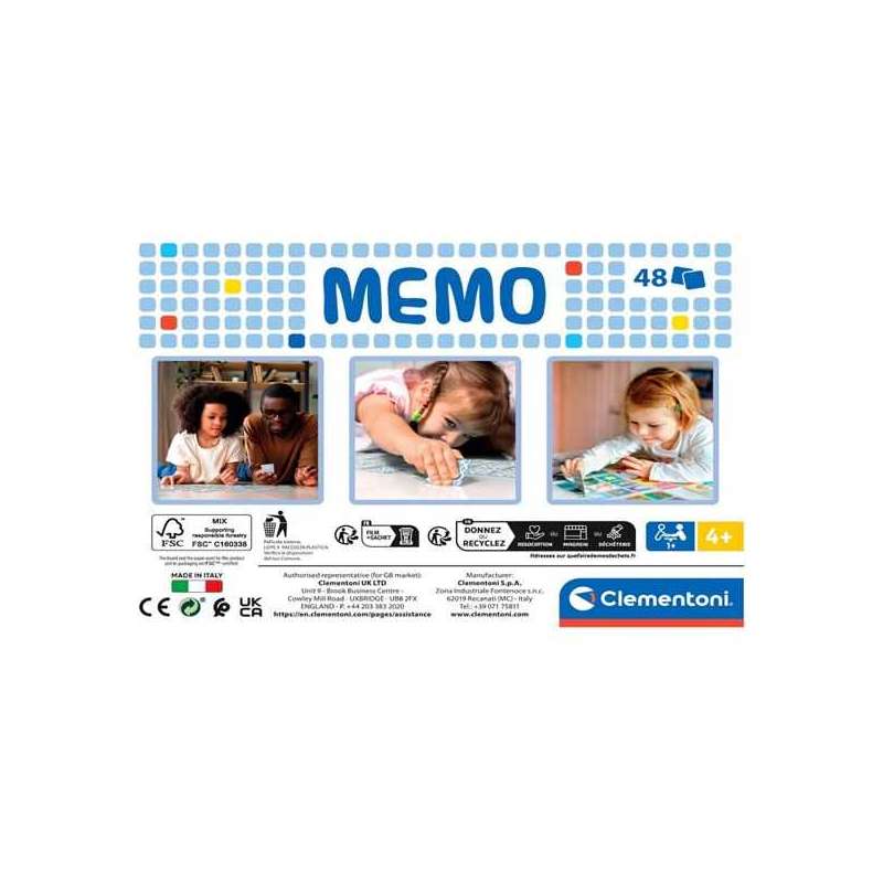 memo pocket disney princess (clementoni - 18311)