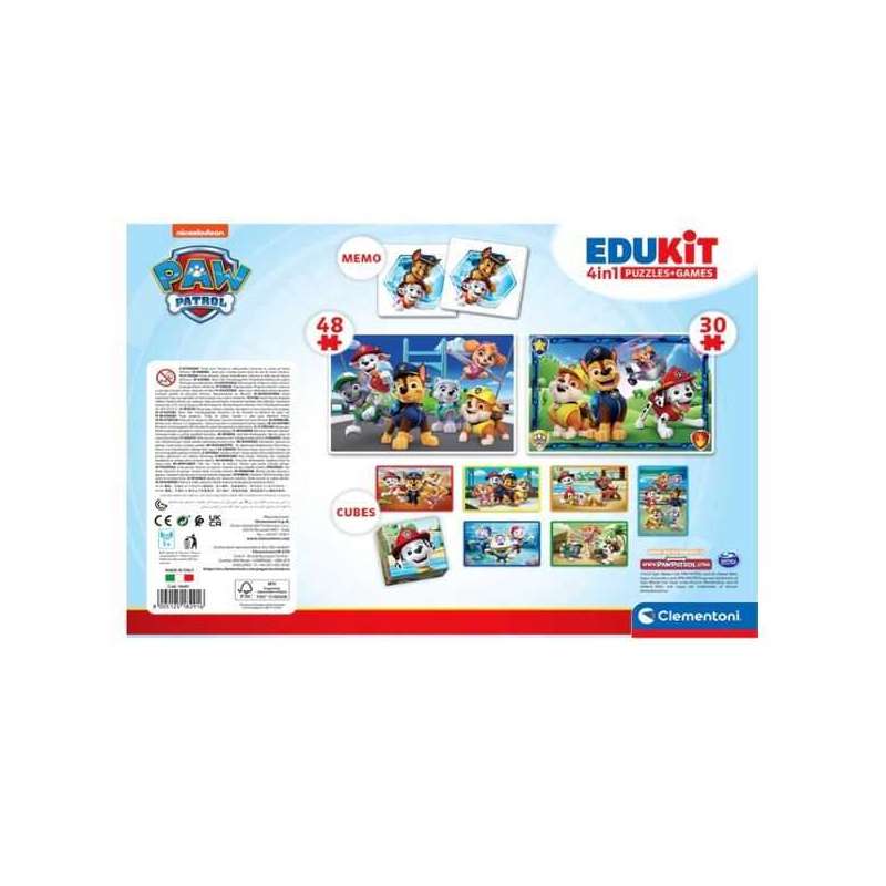 edukit 4 en 1 paw patrol (clementoni - 18291) edukit 4 en 1 paw patrol (clementoni - 18291)