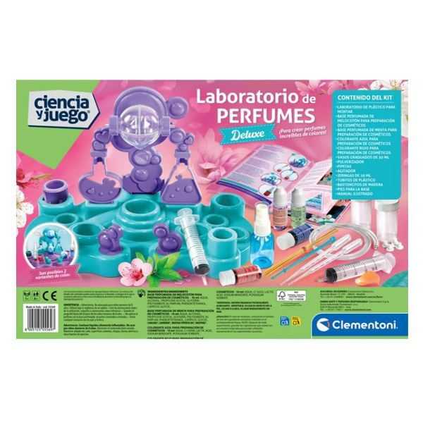 ciencia y juego nuevos perfumes deluxe (clementoni - 55569)